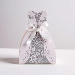 Цена за 5 шт. Бонбоньерка свадебная Платье невесты, 6.6 9.6 см - Дарите счастье фото 3
