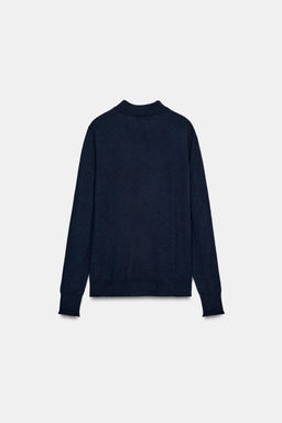 FINE KNIT WOOL POLO SHIRT - Zara фото 7