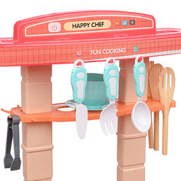 Игровой набор кухня "У шефа" цвет розовый, в коробке