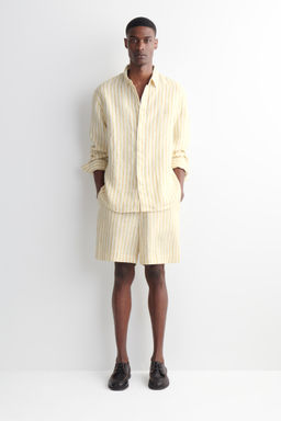 CAMISA DE LINO RELAXED FIT - H&m фото 6