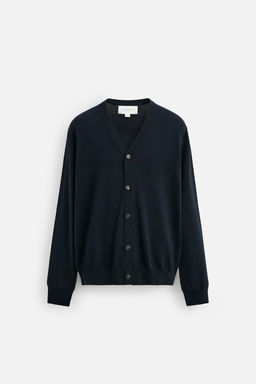 COTTON - WOOL CARDIGAN - Zara фото 7
