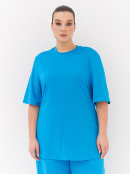 Футболка из хлопка FU21502BLU14 - Артесса фото 7