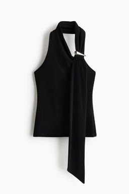 Top halter con detalle met?lico - H&m фото 3