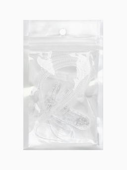 Держатель для соски - пустышки, пружинка, 2 шт., прозрачный, Крошка Я