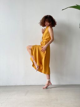 Платье, как из к/ф Красотка, в цвете манго - Martichelli фото 7