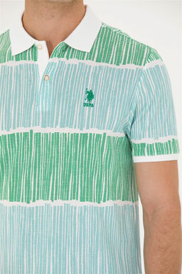 U. S. Polo Assn Мужская зеленая футболка - U.s. polo assn фото 7