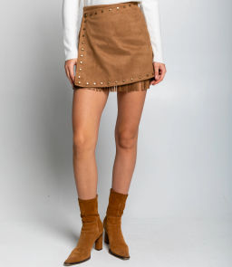 Юбка #КТ2510, коричневый - Dommod фото 2