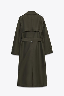 WATER REPELLENT DOUBLE-BREASTED TRENCH COAT ZW COLLECTION - Zara фото 7