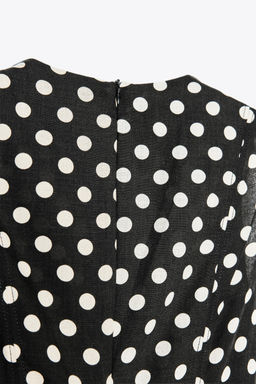 ZW COLLECTION POLKA DOT MIDI DRESS - Zara фото 27
