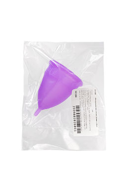 Менструальная чаша, силикон, фиолетовый, S,15 мл (в пакете)