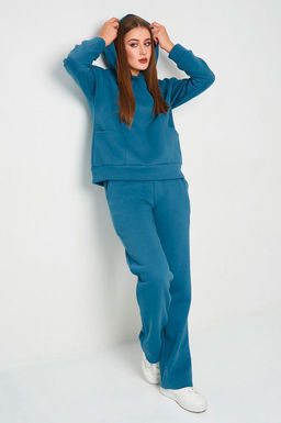 Арт.2902 Костюм женский с начесом 44-52 (5 шт) Цвет:верх-джинс,низ-джинс - Калинка фото 21