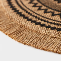 Цена за 10 шт. Салфетка сервировочная Африка, d=35 см, цвет чёрный - Simaland фото 7