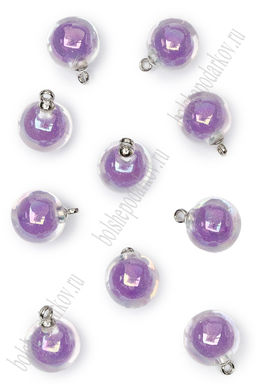 Подвеска шарик 16 мм (10 шт) SF-7291, фиолетовый №10