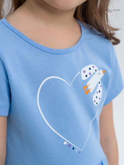 Платье Лето голубой сердце LE - Sovalina фото 17