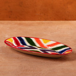 Селедочница Риштанская Керамика Атлас 24см