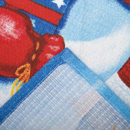 Полотенце Доляна Снеговик 35х60 см, 100% хл, вафельное полотно 162г/м2  фото 4