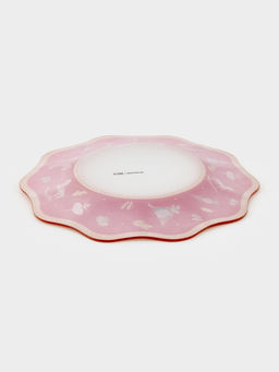 Тарелка Доляна Доляна Сказочные истории, d=25, h=2 см, стекло, белая, красная