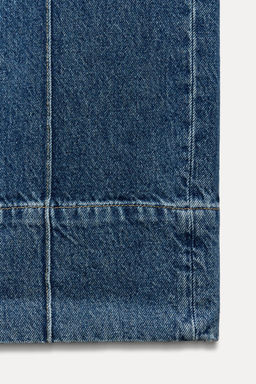 Z1975 WIDE-LEG HIGH-WAIST CROPPED JEANS - Zara фото 17