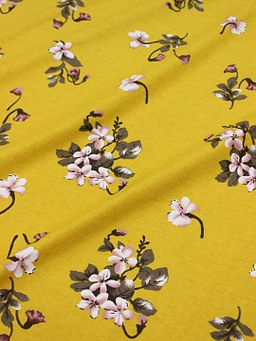 Теплый хлопок Эвита цв.желто-горчичный, ш.1.50м, хлопок-100%, 160гр/м.кв