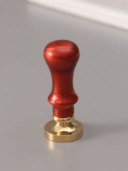 Печать для сургуча с пластиковой ручкой «Буква U на вензеле», 2.5×2.5×6.3 см