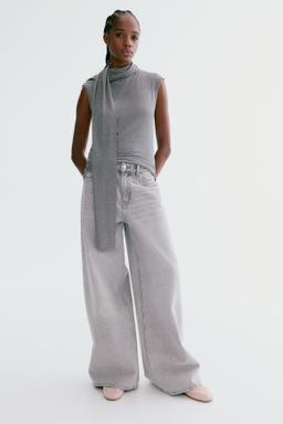 Top con cuello fular - H&m фото 5