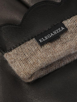 Перчатки женские ш+каш. IS5077-sh black - Eleganzza фото 4