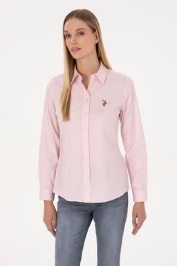 Kad_n A__k Pembe Uzun Kollu Basic G_mlek