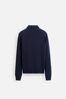 KNIT COTTON POLO SHIRT - Zara фото 18