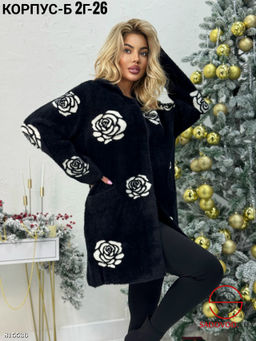 Кардиган женский с розами