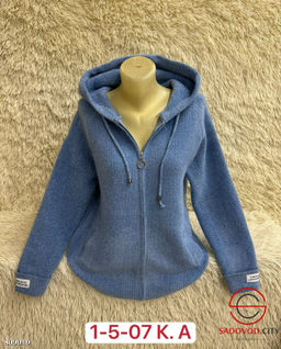 Кардиган женский с капюшоном