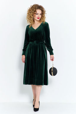 Платье Euro Moda 492 зеленый