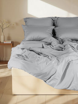 Пододеяльник 1.5-спальный SL Home, 180220 см, светло-серый, модал - Sima-land home фото 4