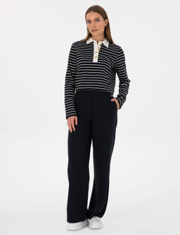 Lacivert Loose Fit Kanvas Pantolon - Pierre cardin фото 3