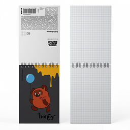 Цена за 4 шт. Записная книга на спирали ErichKrause Винни-Пух, А6, 60 листов, клетка_MIX-PACK  фото 7