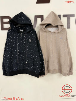 Женская толстовка на молнии с капюшоном - Bruno фото 8