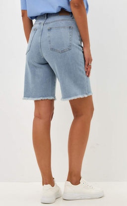 Шорты джинс F512-0908 l.blue