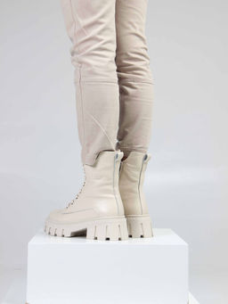 Ботинки EDART 346.чанки be. Бежевый макс/шерсть - Ed'art фото 18