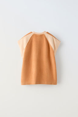 KONTRAST ETIKETLI HAVLU KUMAS T-SHIRT - Zara фото 2