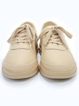 03-PDXL 95-3 BEIGE Полуботинки спортивные женские (натуральная кожа)