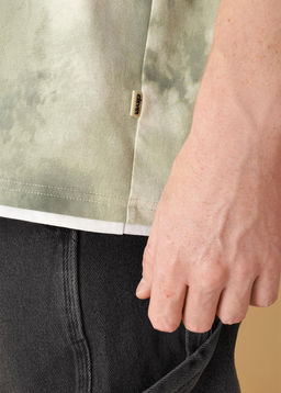 CLE Футболка муж. 452611/05ккн_п серый/т.зелёный - Clever wear фото 4