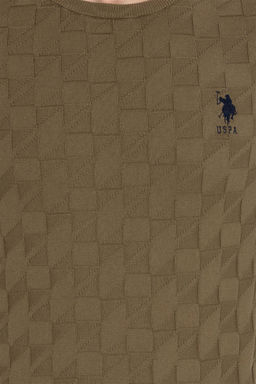 Мужской базовый свитер кокосового цвета Неожиданная скидка в корзине - U.s. polo assn фото 6