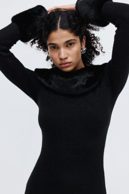 Vestido off-the-shoulder de punto - H&m фото 4
