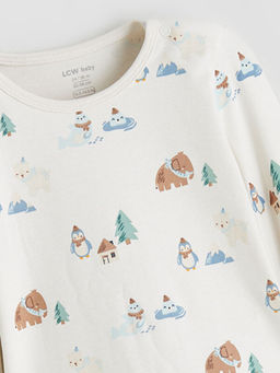 Bisiklet Yaka Erkek Bebek ??t??tl? Bodysuit 2li