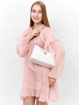 LACCOMA сумка AC573-бежевый эко кожа хлопок  фото 3