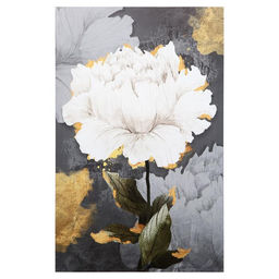 Картина - холст на подрамнике «Белый цветок», 70×110 см