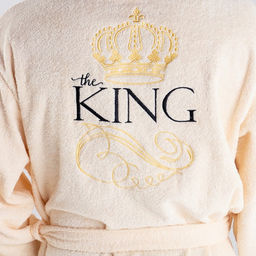 Халат махровый мужской King, размер 52-54