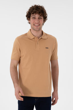 Erkek Regular Fit Polo Yaka Camel Basic Ti__rt Sepette S_rpriz _ndirim - U.s. polo assn фото 2