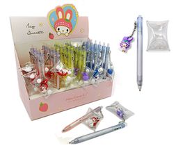 Intelligent. Ручка фигурная гелевая арт. арт.1684 "Зайчик в шапочке" (син) 0,5мм автом, с фигуркой