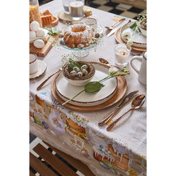 Скатерть Этель Пасхальные куличи 220х147 см, 100% хл, саржа 190 гр/м2  фото 11