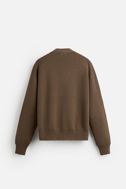 TEXTURED COTTON CARDIGAN - Zara фото 7